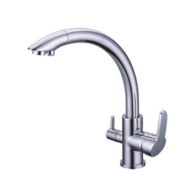 Hot & Cold Water & RO filter Kitchen Mixer Tap T3305 - Click Image to Close